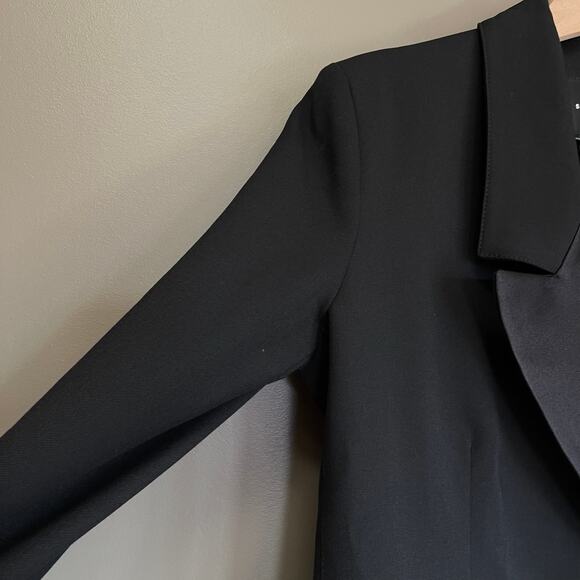 Smythe Oversized Double-Breasted Tux Blazer Black Size Small Oversized Chic Sexy - Picture 9 of 15